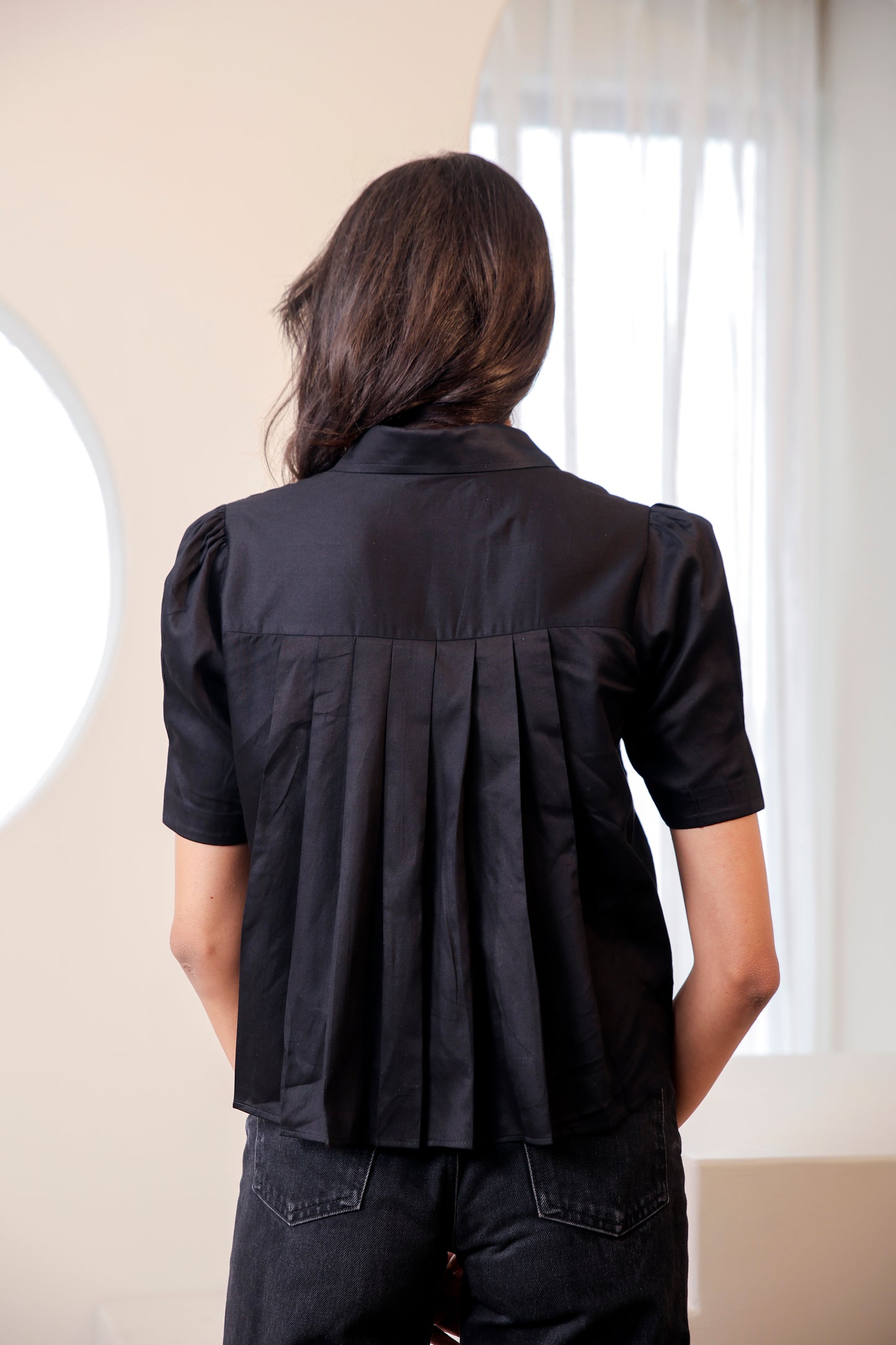 Black Box Pleated Shirt