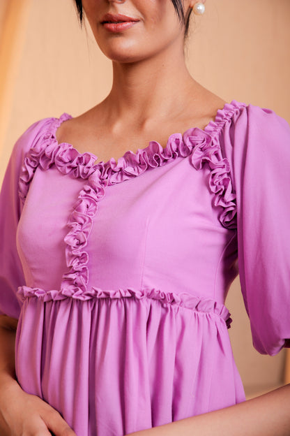 Lilac Rose Top